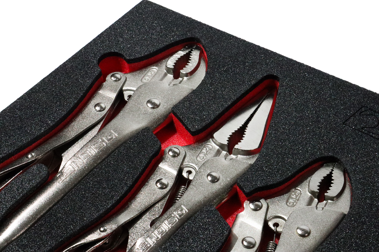 Signet 5 Piece Locking Wrench Grip Set in EVA Foam
