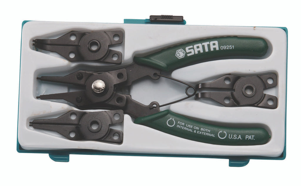 Sata 5pc Combination Snap Ring Plier Set