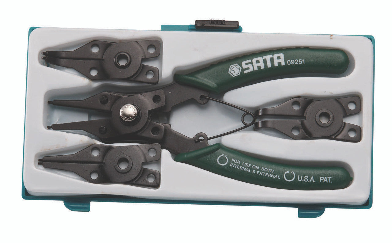 Sata 5pc Combination Snap Ring Plier Set