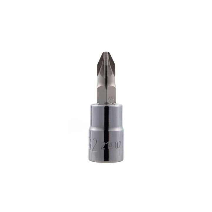Sata 1/4 Dr Pozidriv Bit Socket - #2