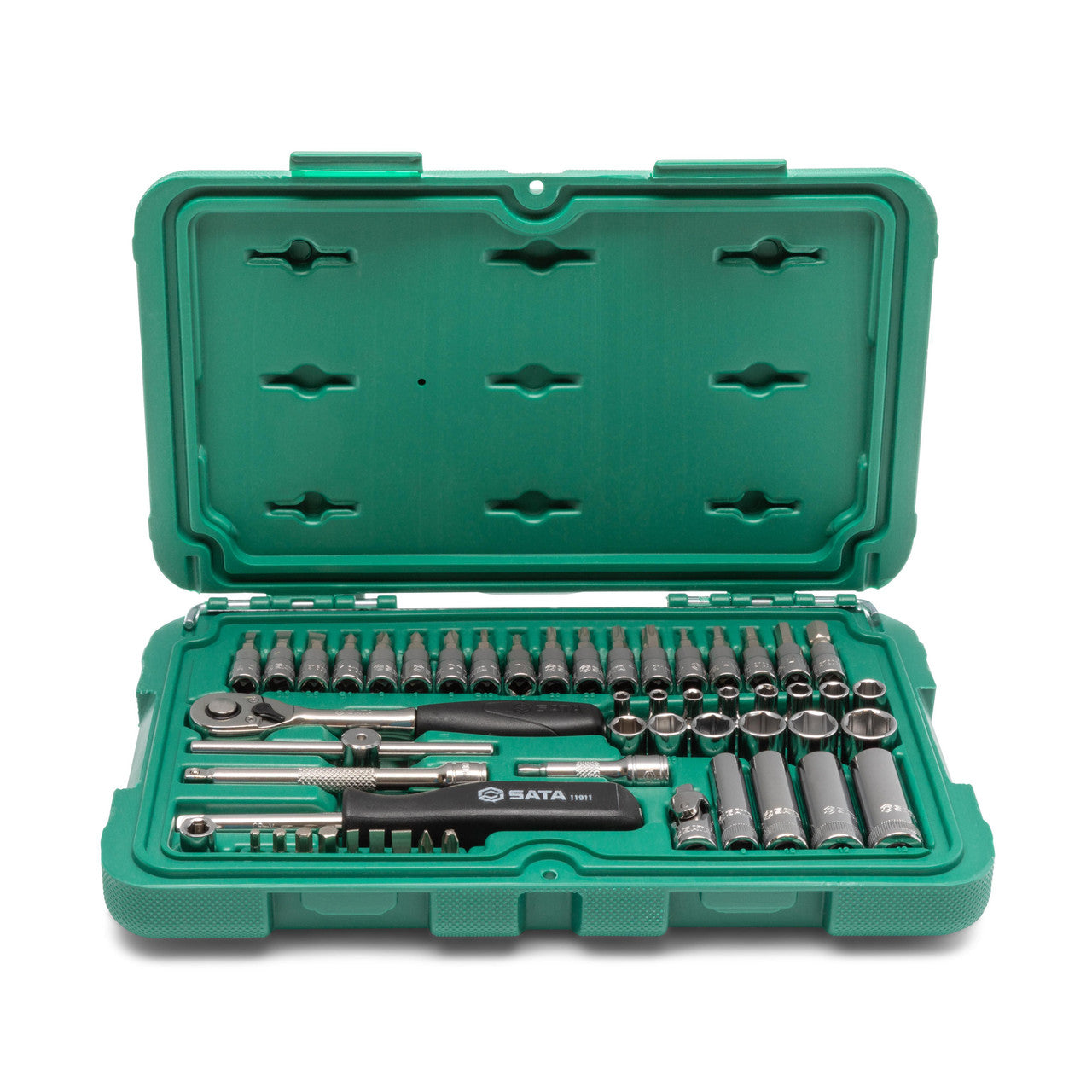 Sata 52pc 1/4Dr 6Pt Metric Socket Set