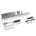 Sata 60pc 1/2Dr 6pt Metric Socket Set