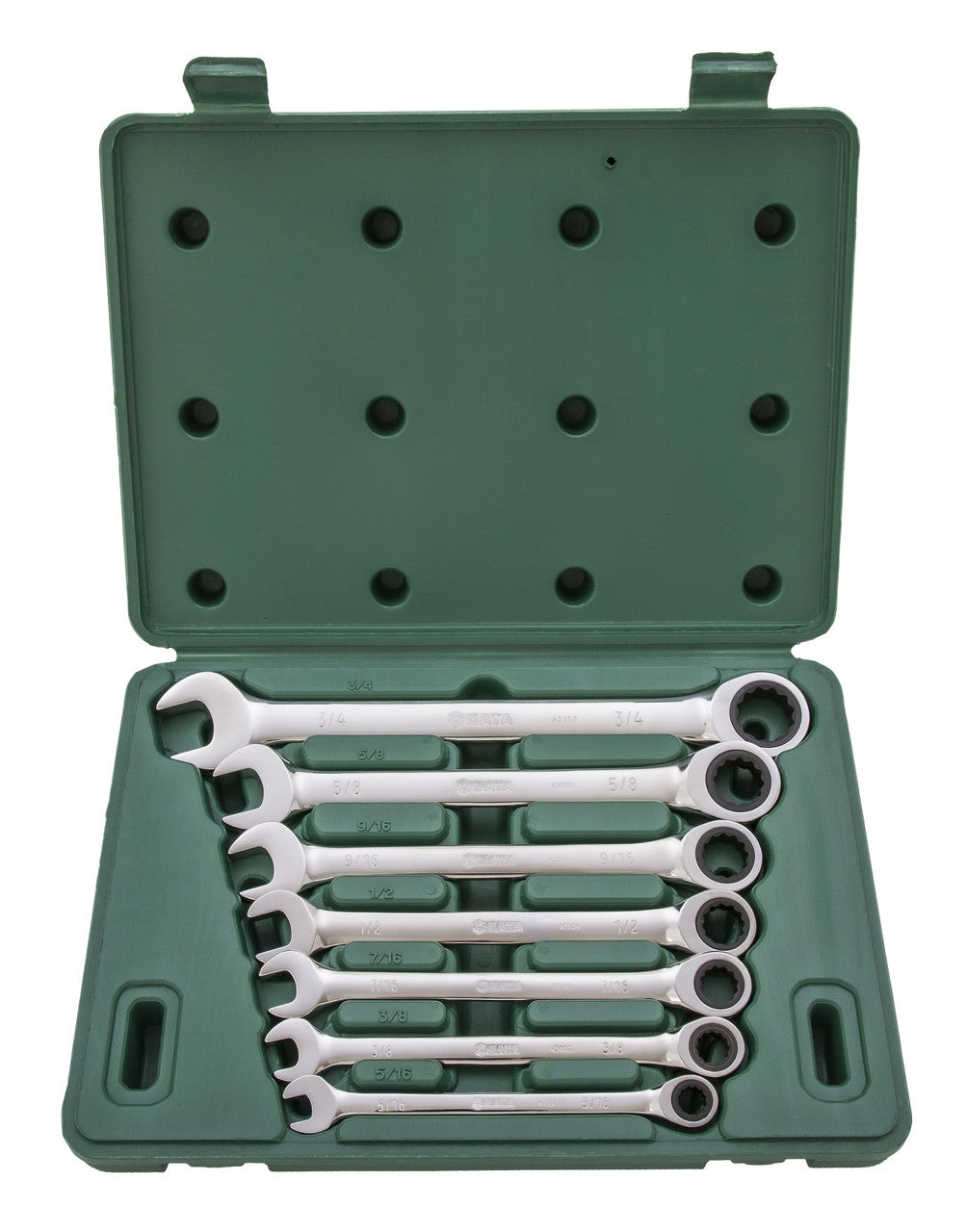 Sata 7pc Combination Ratcheting Wrench Set