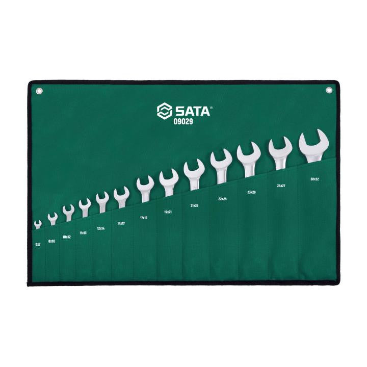 Sata 13pc Metric Double Open End Wrench Set 6-32mm