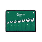 Sata 7pc Metric Stubby Combination Ratcheting Wrench Set