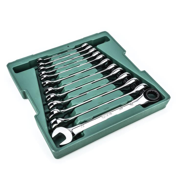 Sata 12PC Metric Combination Ratcheting Spanner Set
