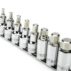 Sata 1/2Dr 9pc Hex Socket Set 4-17mm