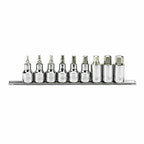 Sata 1/2Dr 9pc Hex Socket Set 4-17mm