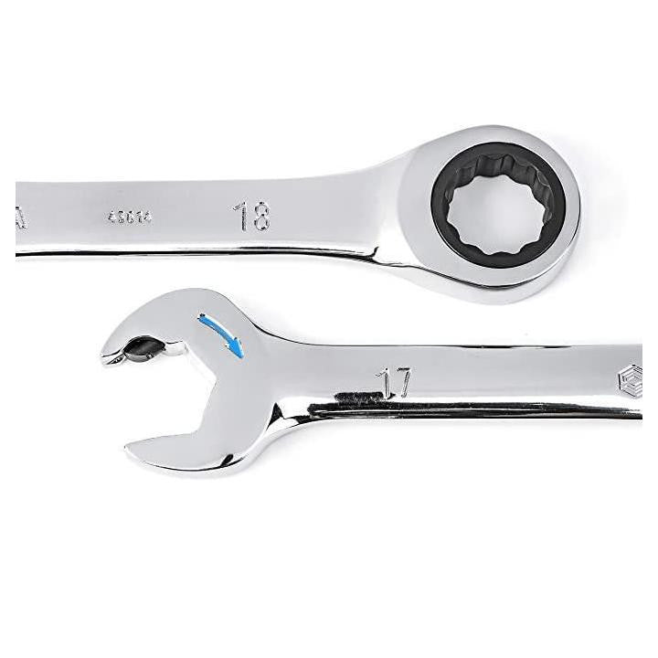Sata 12pc Metric Double  Ratchet Spanner Set 8-19mm