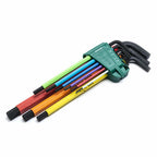 Sata 9pc Long Colour Series Black Oxide Hex Key Set