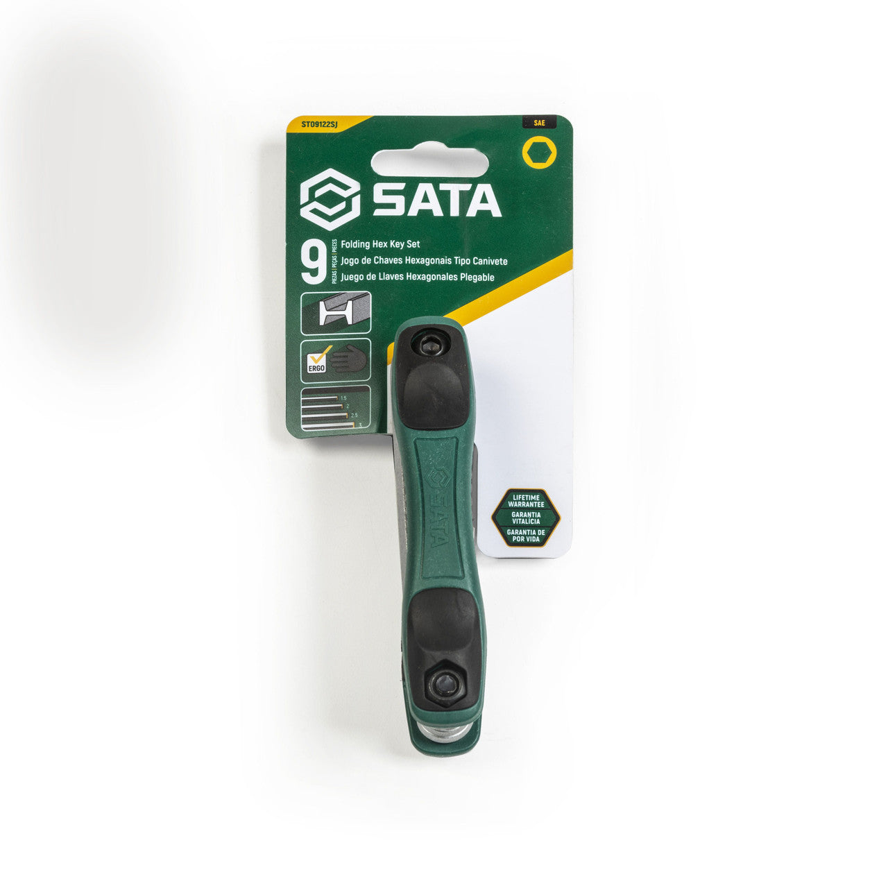 Sata 9pc Hex Key Fold-Up Set