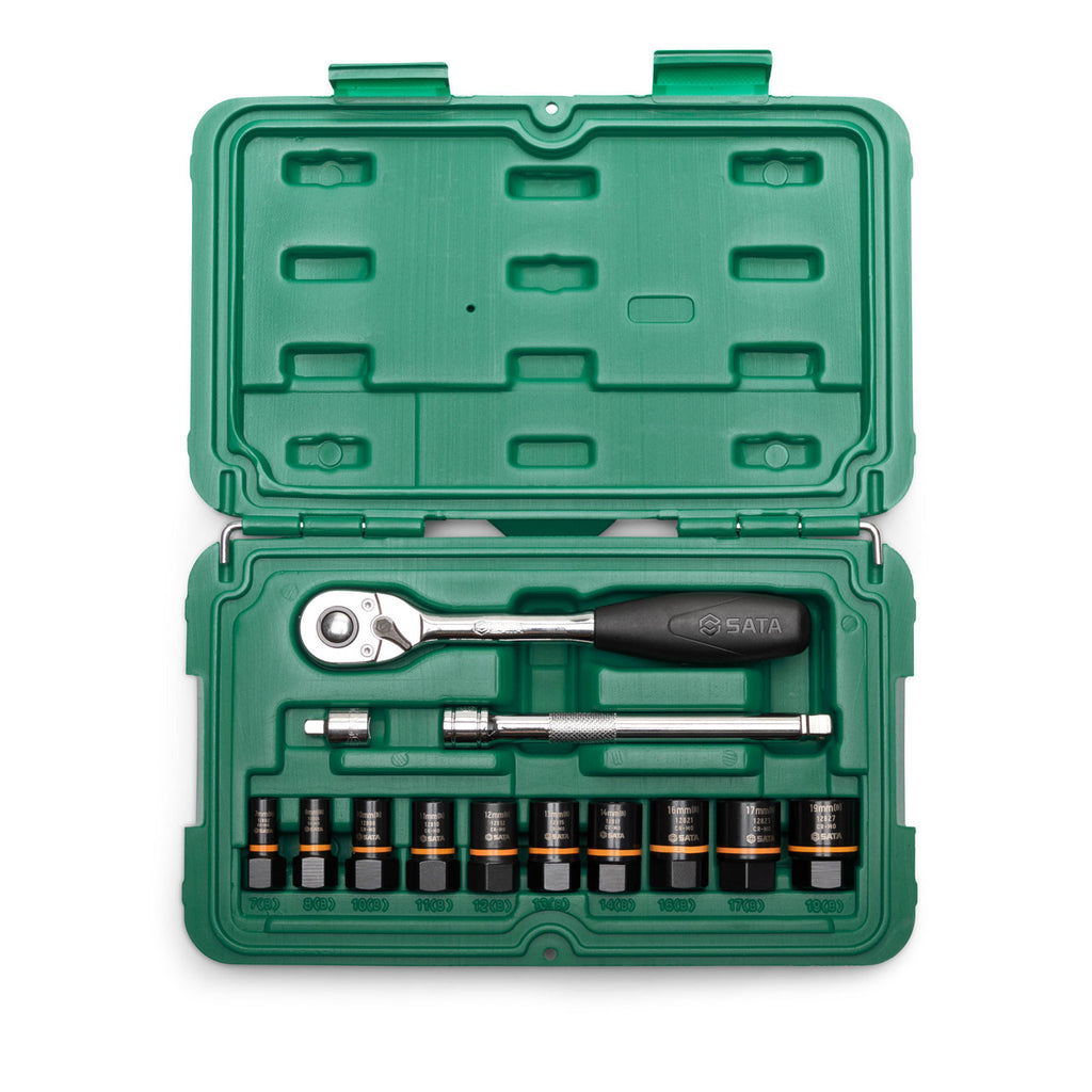 Sata 13pc 1/4 & 3/8Dr Bolt Biter Set