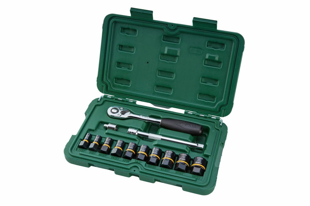 Sata 13pc 1/4 & 3/8Dr Bolt Biter Set
