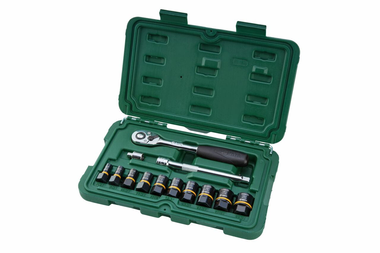 Sata 13pc 1/4 & 3/8Dr Bolt Biter Set
