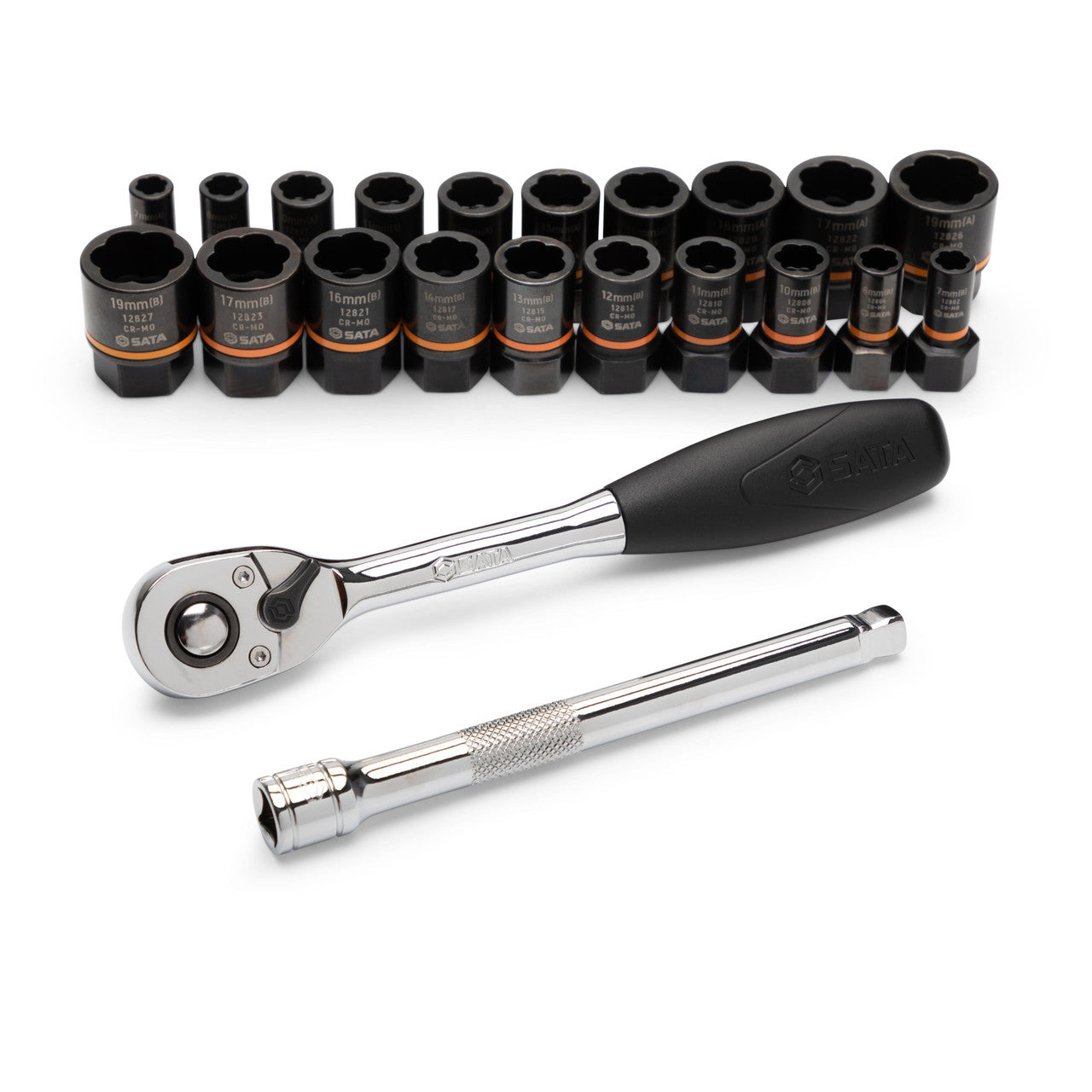 Sata 23pc 1/4 & 3/8Dr Bolt Biter Set