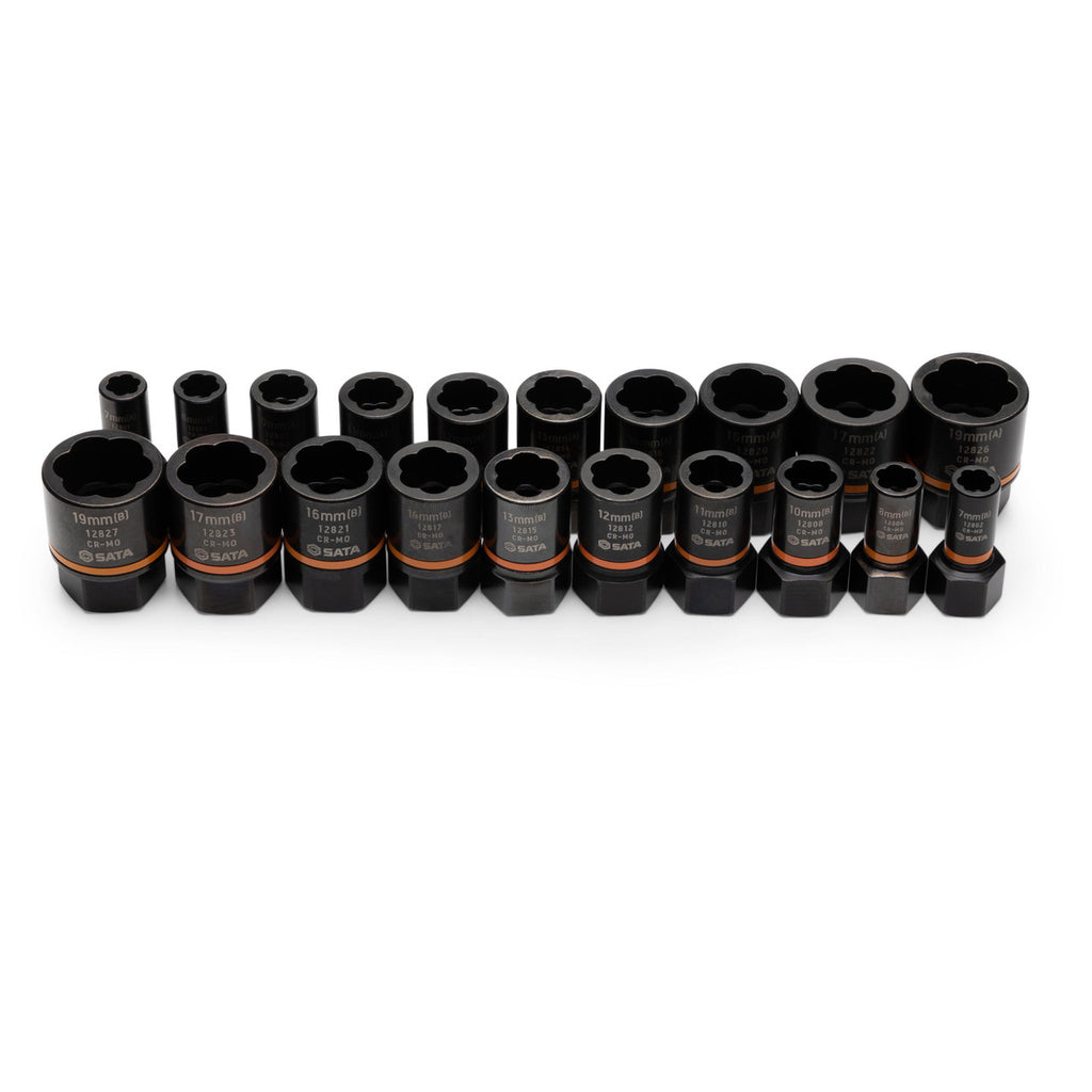 Sata 23pc 1/4 & 3/8Dr Bolt Biter Set
