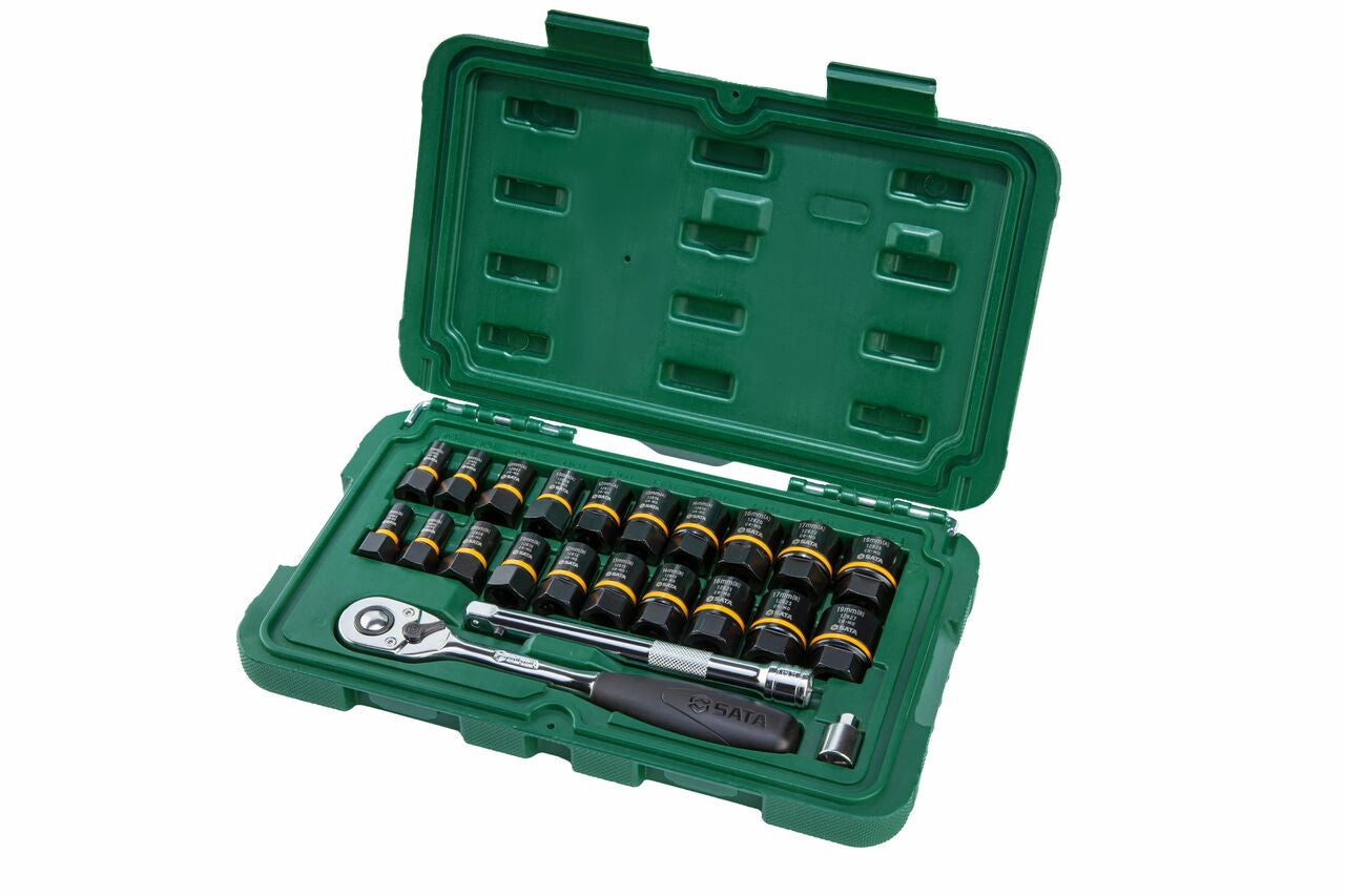 Sata 23pc 1/4 & 3/8Dr Bolt Biter Set