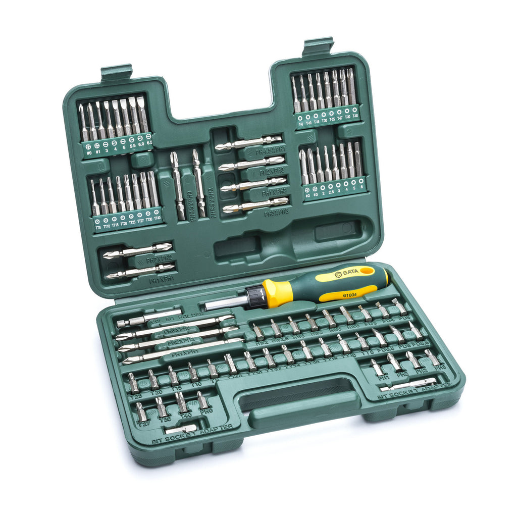 Sata 80pc Ratcheting Bit Driver Set