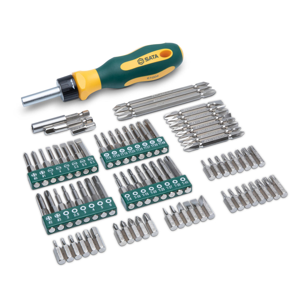 Sata 80pc Ratcheting Bit Driver Set
