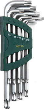 Sata 9pc Long Ball Point Tamper-Proof Torx Key Set