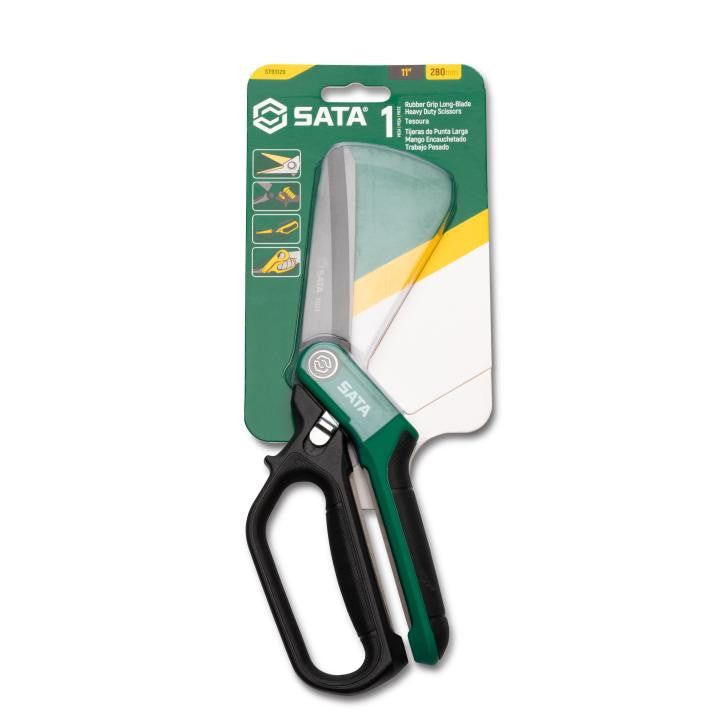 Sata Rubber Grip Long Blade Heavy Duty Scissor