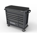 Sata 11 Draw Roller Cabinet - Black