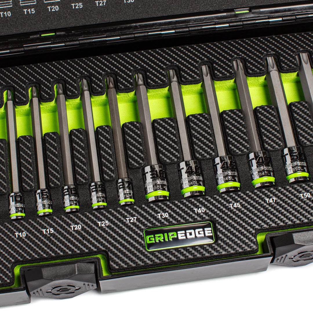 GripEdge 14pc Long RPT Star Driver Set