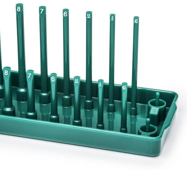Sata 3pc Metric Socket Tray Holder Set 1/4, 3/8, 1/2