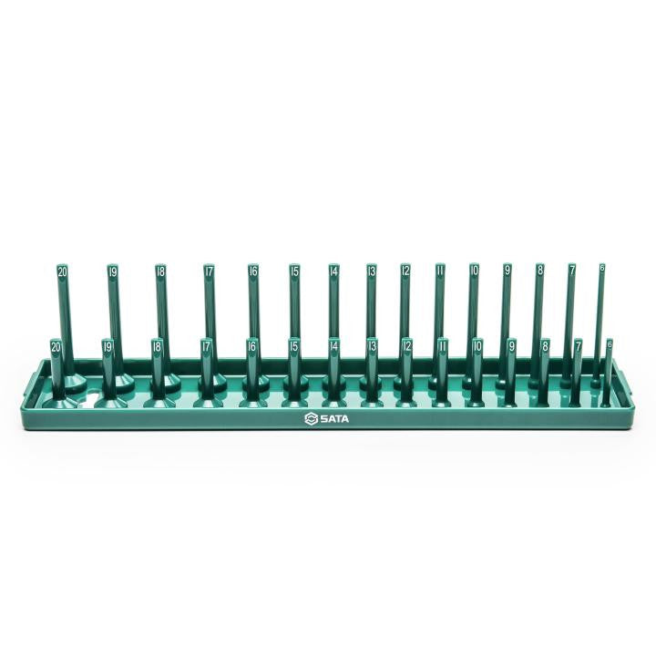 Sata 3pc Metric Socket Tray Holder Set 1/4, 3/8, 1/2