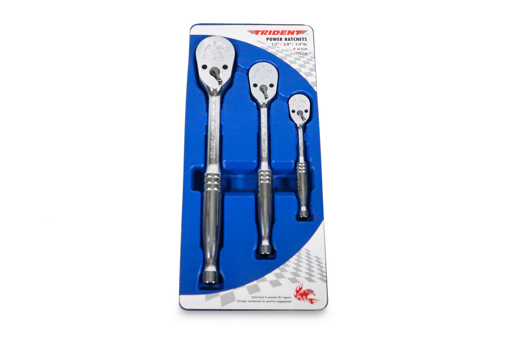 Trident 3pc Power Ratchet Set 36T