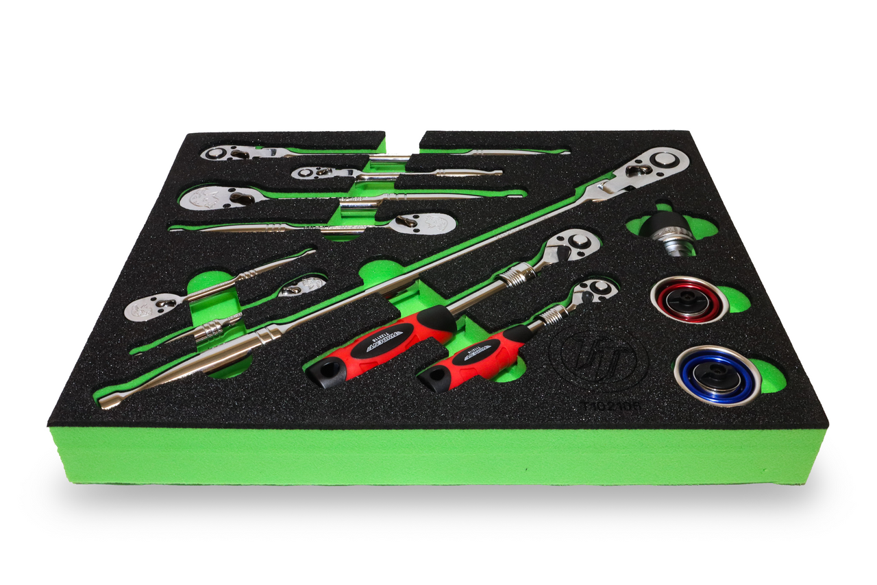 Trident 12pc Ratchet Set 1/4, 3/8 & 1/2 Drive