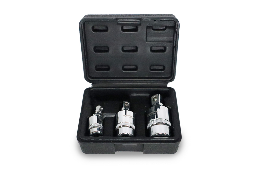Trident 3pc Universal Joint Set 1/4, 3/8, 1/2 Drive