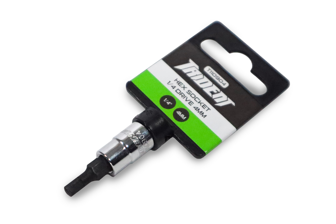 Trident Hex Socket 1/4 Drive 4mm