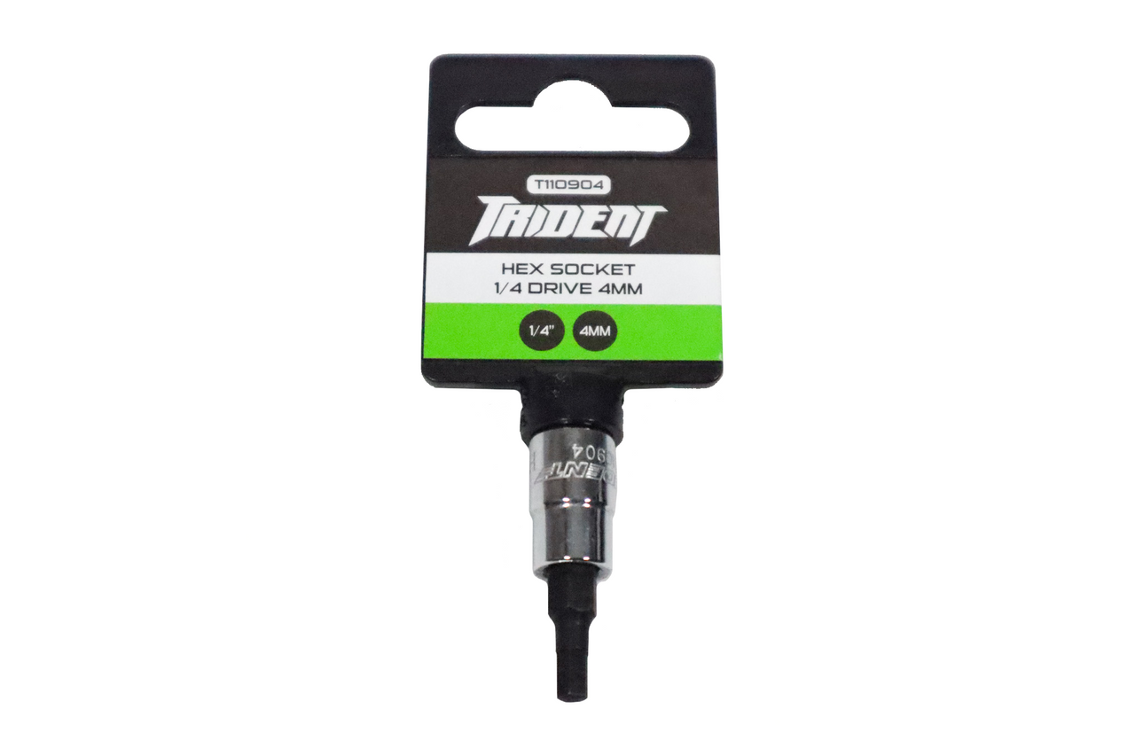 Trident Hex Socket 1/4 Drive 4mm