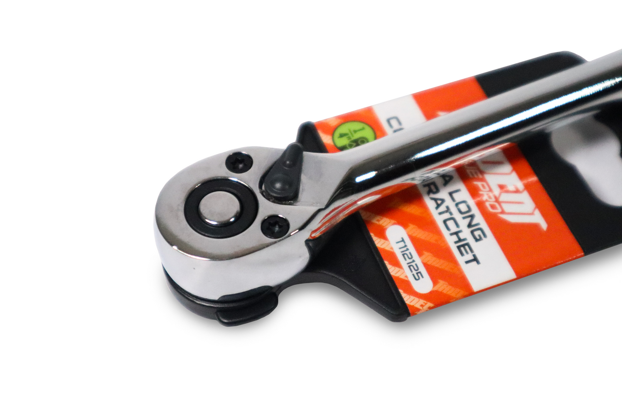 Trident Cobra Ratchet Extra Long 72T 1/4 Drive