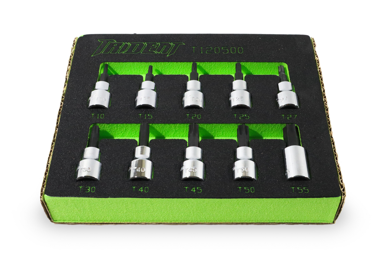 Trident 10pc TX Bit Set 3/8 Dr T10-T55