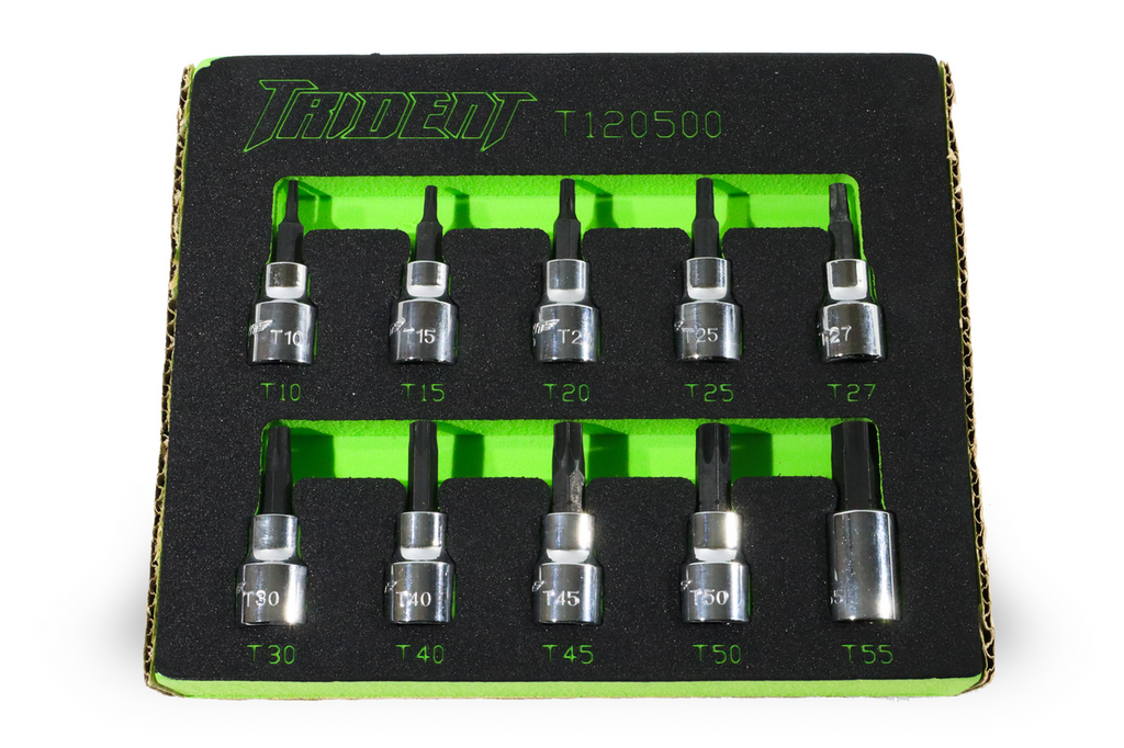 Trident 10pc TX Bit Set 3/8 Dr T10-T55