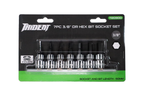 Trident 7pc Hex Bit Set 3/8 Drive 3-10mm