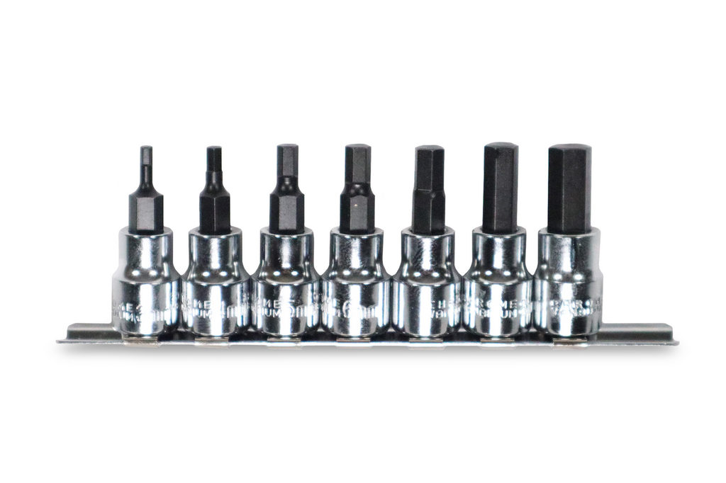 Trident 7pc Hex Bit Set 3/8 Drive 3-10mm