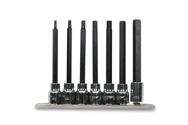 Trident 7pc Long Hex Bit Set 3/8 Drive 3-10mm