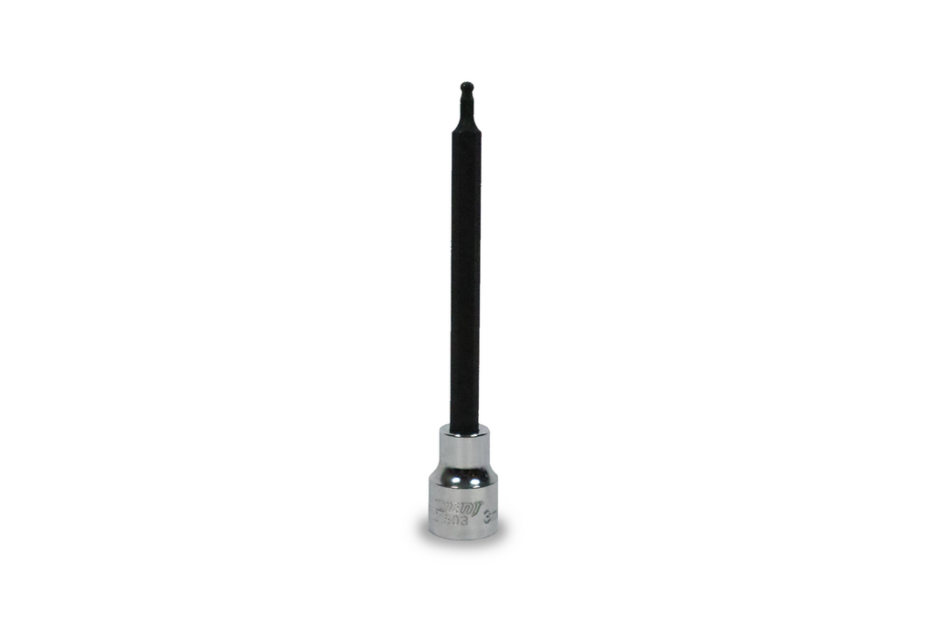 Trident Long Hex Bit Sockets with Ball End 3/8 Drive 3mm