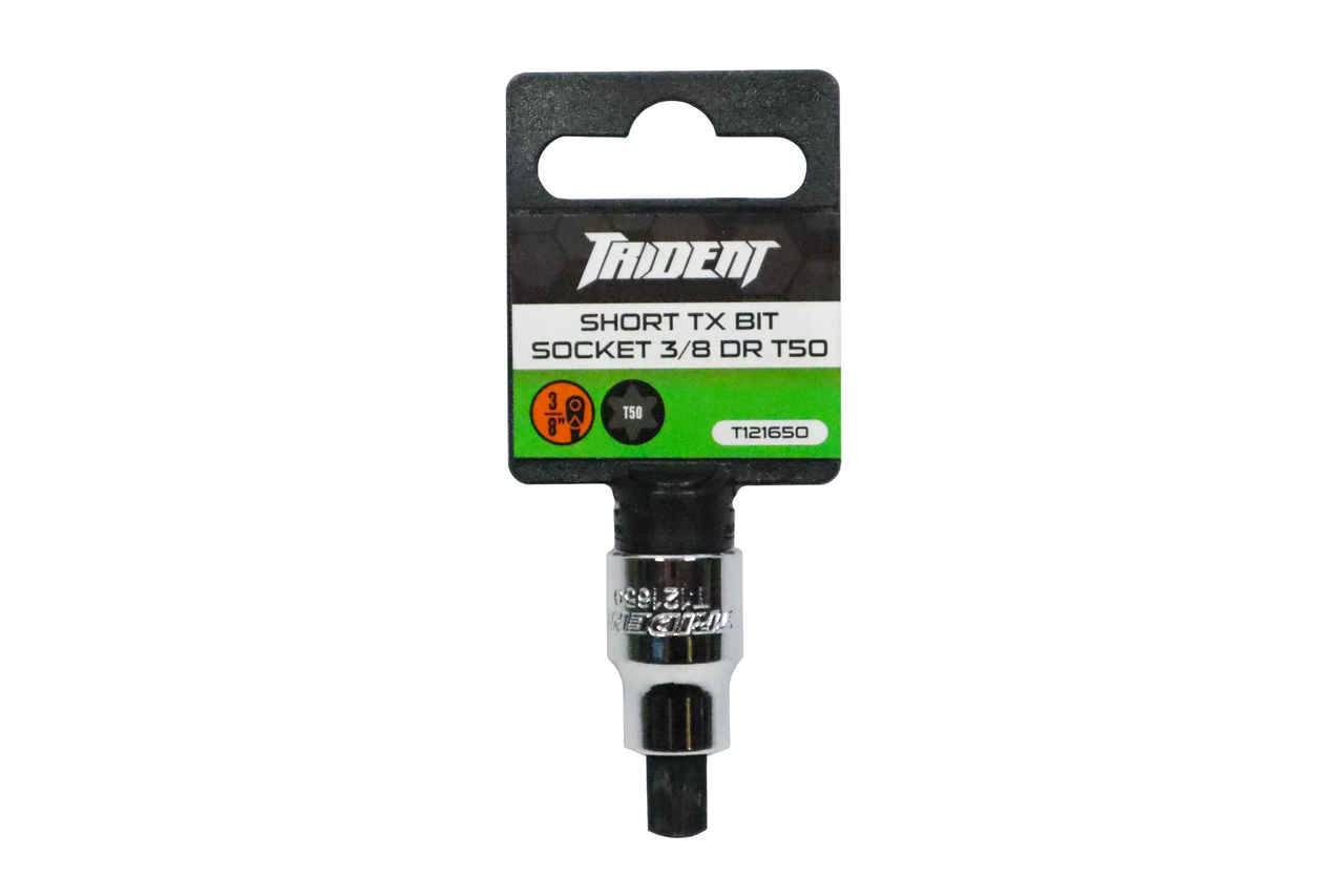 Trident Short TX Bit Socket 3/8 Drive T50