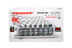 Trident 7pc Short Hex Bit Set 3/8 Drive 3-10mm