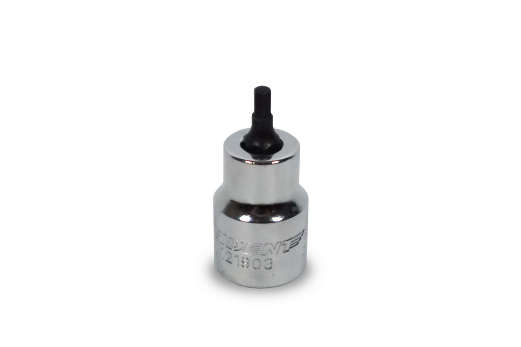 Trident Short Hex Bit Socket 3/8 Drive 3mm