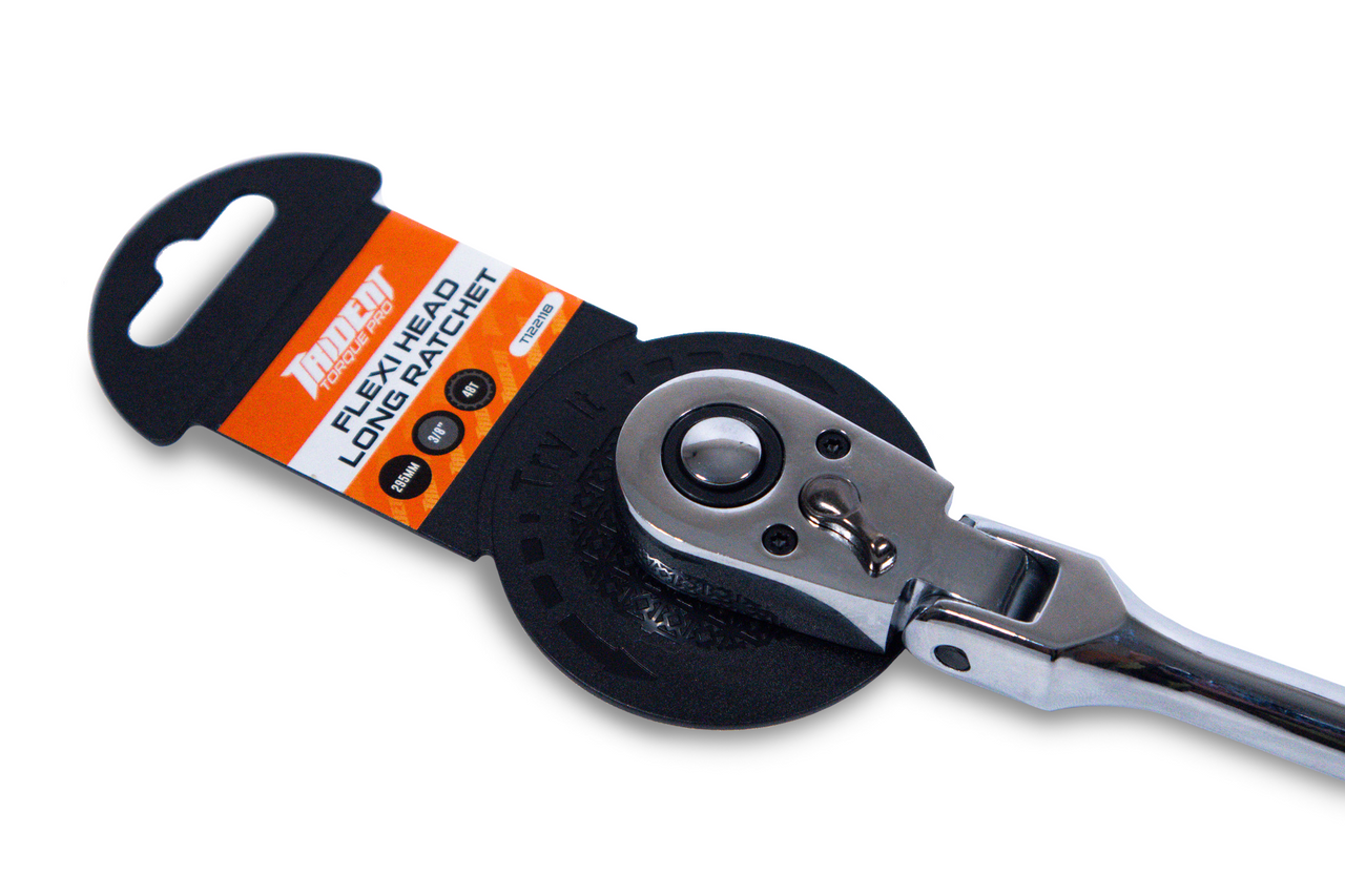 Trident Flexi Head Long Ratchet 3/8 Drive