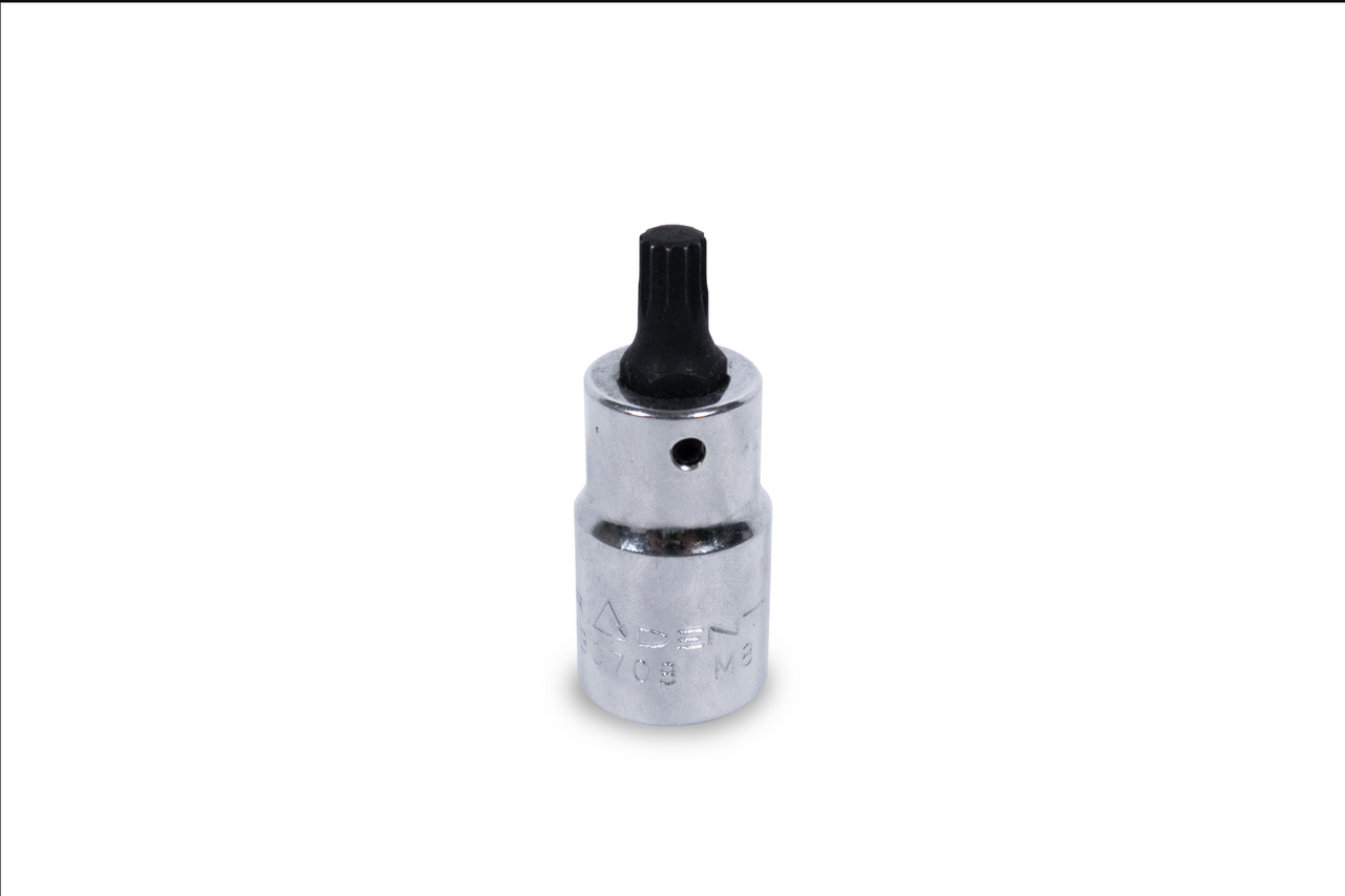 Trident Spline Bit Socket 1/2 Drive M8
