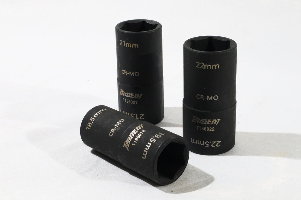 Trident 1/2 Drive Flip Socket Set 3pc