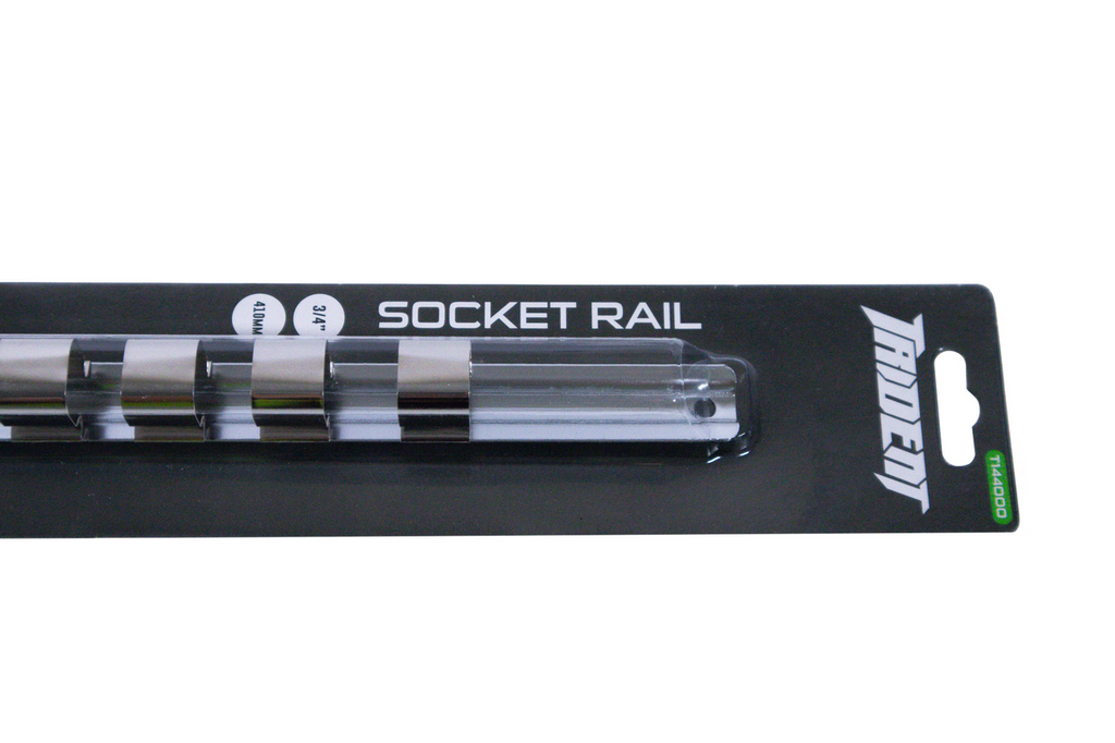 Trident Socket Rail & Clips 3/4 Drive