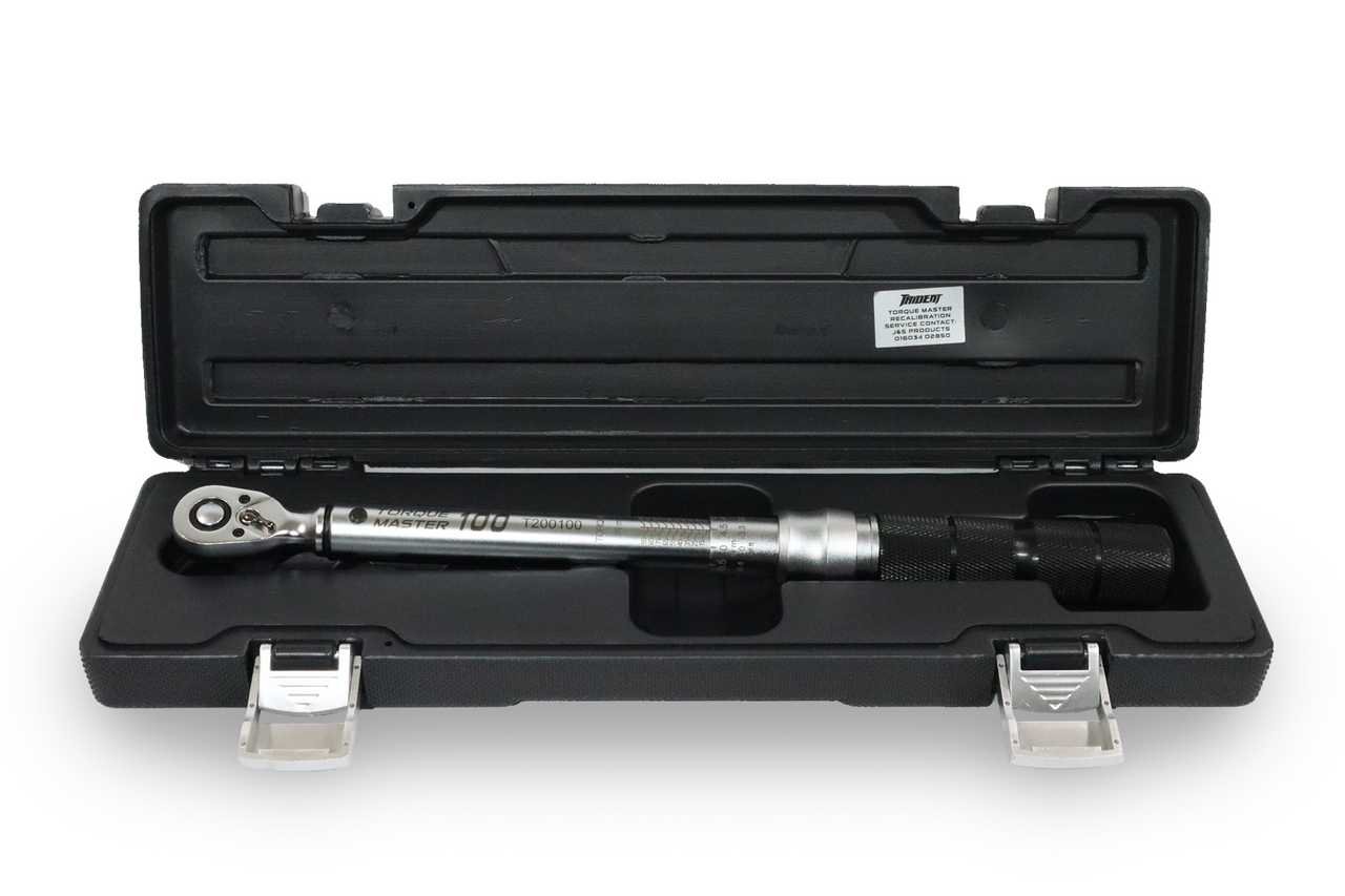 Trident Torque Wrench 3/8 Drive 48T 20-100Nm Matt Black Handle