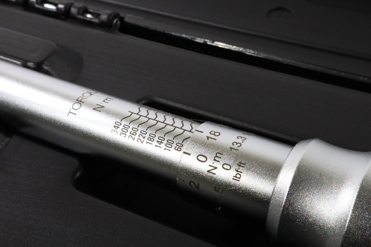 Trident Torque Wrench 1/2 Drive 48T 60-340Nm Matt Black